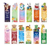 24pz Segnalibri Frasi Motivazionali Segnalibri Animali per Bambini Segnalibro Particolare Regalo Compleanno Natale Laurea per Bambini Amici Studenti