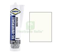 24PZ SILICONE ACETICO SIL UNIVERSALE BOSTIK BIANCO RAL 9010 ML 280: