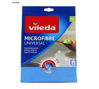 24pz VILEDA MICROFIBRE UNIVERSAL Panno Multiuso in Microfibra 38 x 36cm