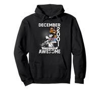 24th Birthday Bear Legends December 2001 24 Years Old Men Felpa con Cappuccio
