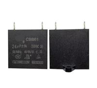 24UF 350V 450V CBB61 electronic starter Run Capacitor Ac 350VAC Generator conderser 24MFD IDGTTLDF(24UF 350V)