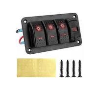 24V 12V Switch Panel 3 Buttons Car Toggle Light USB Chargers 3.0 Volt Tester Accessories for Boat Marine Caravan Truck Trailer