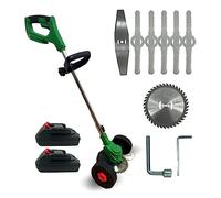 24V 2000mah Mini attrezzo da Giardino Leggero tenuto in Mano for Uso Domestico Tosaerba Elettrico for Il Taglio dell'erba per Giardino, Cortile, Prato(2 Battery)