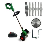24V 2000mah Mini attrezzo da Giardino Leggero tenuto in Mano for Uso Domestico Tosaerba Elettrico for Il Taglio dell'erba per Giardino, Cortile, Prato(1 Battery)