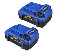 24V 6000mAh Batteria Ricaricabile Al Litio for Utensili Elettrici, Compatibile Con Kobalt KB624-03 KB524-03 KB424-03 KB224-03 KB124-03 0673802 1051230(2pc)