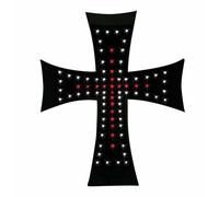24V Bianco / LED Rosso Interno Croce Firmare 25cm Piastra Camion Casa On/Off A