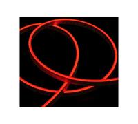 24V Bobina Led Neon Flex Colore Rosso 10 Metri IP65 10W/M Tagliabile Dove Vuole