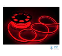 24V Bobina Led Neon Flex Colore Rosso Red 10 Metri IP65 8W/M SKU-2516