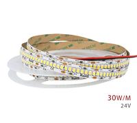 24V Bobina Striscia Led 30W/M 140LM/W 4200LM/M Bianco Caldo 2700K 1200 Smd 2835