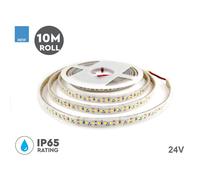 Strip led 24V, bianco 6500K, 10 metri, SMD2835, 8W/m 120 led/m IP65 V-tac 212627 [EEK: F]
