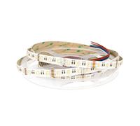 24V Bobina Striscia Led RGBW Caldo RGB+WW 20W/M 300 Smd 5 Metri Larghezza 12mm