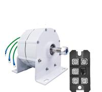 24v,Generatore a magnete permanente senza ingranaggi a bassa velocità 12V 24V 48V con base, utilizzabile per turbine eoliche, turbine idrauliche, controlli del motore elettrico, 12V-12000W