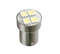 24V Hyper-Led 12 - 4 SMD x 3 chips - (P21W) - BA15s - 1 pz - D/Blister - Blu -