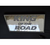 24V King Di Strada Specchio LED Abitacolo Luce Interna Piastra per Vabis Rosso/