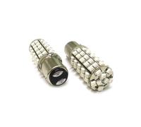 24V Lampada Led BAY15D 1157 S25 68 Smd Rosso Luci Posizione e Stop Camion
