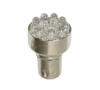 24V Lampada Multi-Led 12 Led - (P21/5W) - BAY15d - 1 pz - D/Blister - Bianco