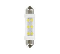24V Led Series - 6 Led - 11x41 mm - SV8,5-8 - 2 pz - Scatola - Bianco