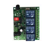 (24V Nero) Telecomando universale wireless Dc 12v 24v 4ch 10a modulo ricevitore relÃ¨ interruttore RF remoto