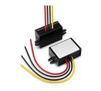 24V to 12V DC-DC Converter 1-100A Buck Power Supply, IP67 Waterproof Voltage Regulator for Automotive LED Truck Marine Solar Systems(1A ABS Plastic S)