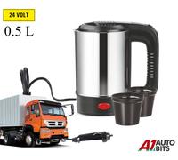 24V Viaggio Bollitore 500ML Camion Boiler Caldo Scaldabagno Portatile Accendino