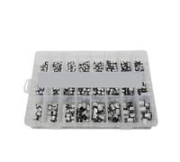 24Value 1uF~1000uF 6.3V-50V Aluminum Electrolytic Capacitors Assortment Kit Total 400PCS Capacitance Meters