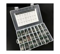 24Value 660pcs capacitor kit 100V 2A221J to 2A474J 10nF 100nF 0.1uF 1uF Polyester Film capacitor Assorted EKFBQBGW