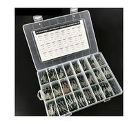 24Value 660pcs capacitor kit 100V 2A221J to 2A474J 10nF 100nF 0.1uF 1uF Polyester Film capacitor Assorted PKNVKZIDK