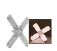 24W 36W 48W LED pieghevole coltiva la luce Spettro completo E27 Pianta che cresce Lampadina for piante da interno Piantina di fiori,Risparmia Elettricità(48W-Only lamp)