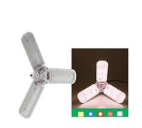 24W 36W 48W LED pieghevole coltiva la luce Spettro completo E27 Pianta che cresce Lampadina for piante da interno Piantina di fiori,Risparmia Elettricità(36W-Only lamp)