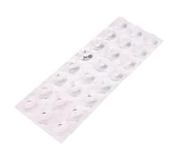 24X 7000029678 Piedino autoadesivo H: 10,2mm poliuretano trasparente Bumpon 3M