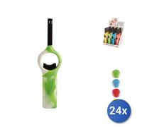 24x Accendigas a fiamma Hole Acqua in plastica e metallo colori assortiti