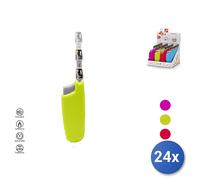 24x Accendigas I Summer Con Fiamma Regolabile In Plastica E Metallo