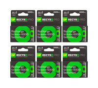 24x Batterie Ricaricabili AA HR6 GP ReCyko PRO 2000mAh Prericaricate