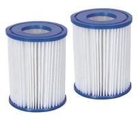24x Bestway Filtro Per Cartucce Gr.2 Per Piscine Quick Up 58094