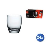 24x Bicchieri In Vetro Trasparente Fiore L'Eau Cl30