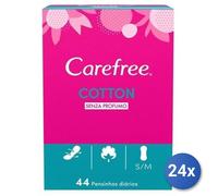 24x Bundle Carefree Salvaslip 44 Pezzi Cotton
