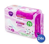 24x Bundle Clendy Assorbenti Giorno Ali X10 Lungo