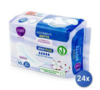 24x Bundle Clendy Assorbenti Notte Ali X10