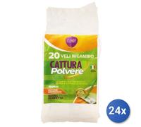 24x Bundle Clendy Panno Cattura Polvere X20 22X29