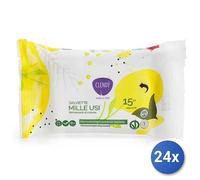 24x Bundle Clendy Salviette Multiuso X15 Limone