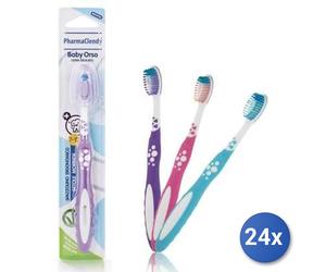 24x Bundle Clendy Spazzolino Denti Orso Baby 7-12 Bimbi