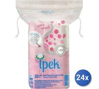24x Bundle Cotone Dischetti Ibis X 50 Quadrotti (Ipek)