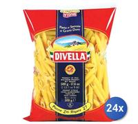24x Bundle Divella Semola 27 Penne Ziti Rigati Gr 500