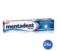 24x Bundle Mentadent Dentifricio 75 Ml. White System