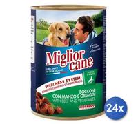 MIGLIORCANE UMIDO BOCCONCINI con manzo e ortaggi 6 X 405 G
