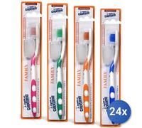 24x Bundle Pasta Capitano Spazzolino Forte Family MISTO COLORE