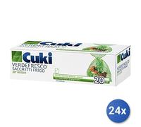 24x Bundle Sacchi Freezer Scatola Cuki Verdura 29X42 20 Sacchetti 1 Confezione