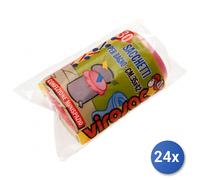 24x Bundle Sacchi Immondizia 35X42 Bagno Virosac Rosa 30 Pezzi