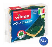 24x Bundle Vileda Glitzi Spugna Aqua X 2 Abrasiva
