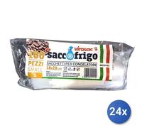 24x Bundle Virosac Sacchi Frigo Rotolo 18X28 Pz 100